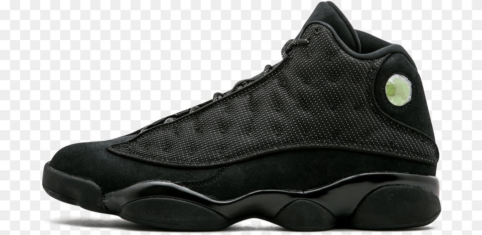 Jordan Retro 13 Black Leather, Clothing, Footwear, Shoe, Sneaker Png