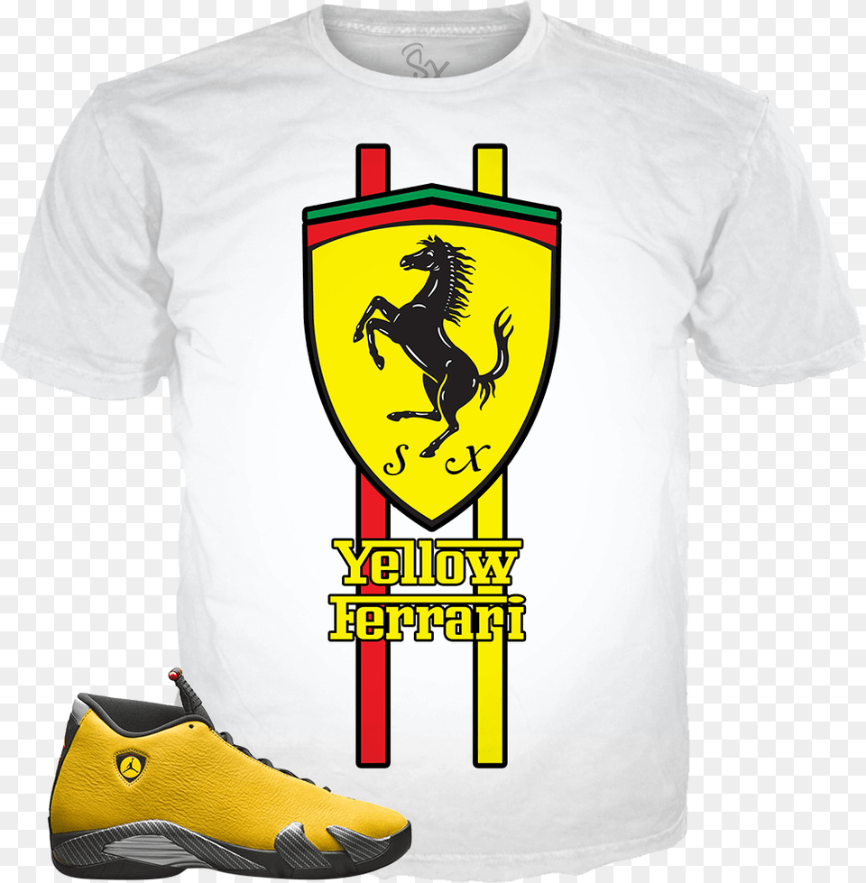 Jordan Retro 14 Gold, Clothing, T-shirt, Footwear, Shoe Free Png Download