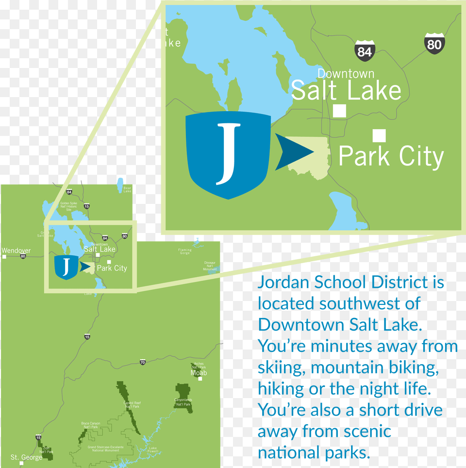 Jordan School District Is Located Southwest Of Downtown Atlas, Chart, Plot, Map, Neighborhood Free Png Download