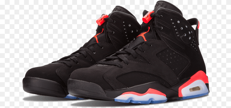 Jordan Shoes Jordan 6 Infrared, Clothing, Footwear, Shoe, Sneaker Free Transparent Png