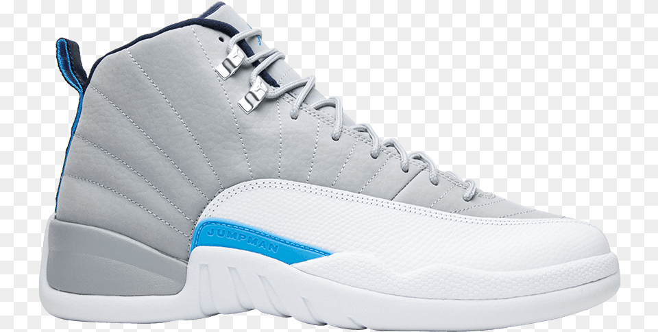 Jordan University Blue And Grey, Clothing, Footwear, Shoe, Sneaker Free Png