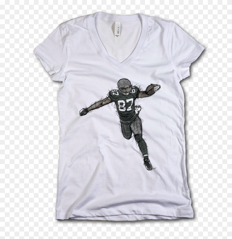 Jordy Nelson Jump, Clothing, Shirt, T-shirt, Person Free Transparent Png