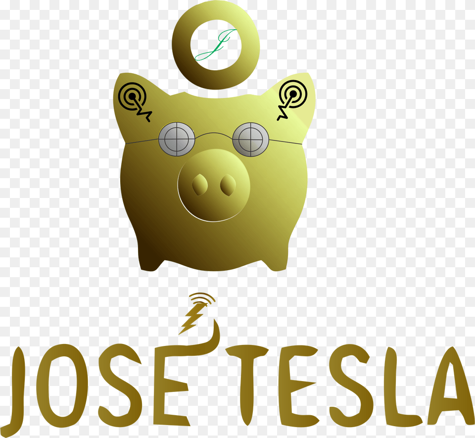 Jos Tesla, Piggy Bank, Animal, Mammal, Pig Png Image