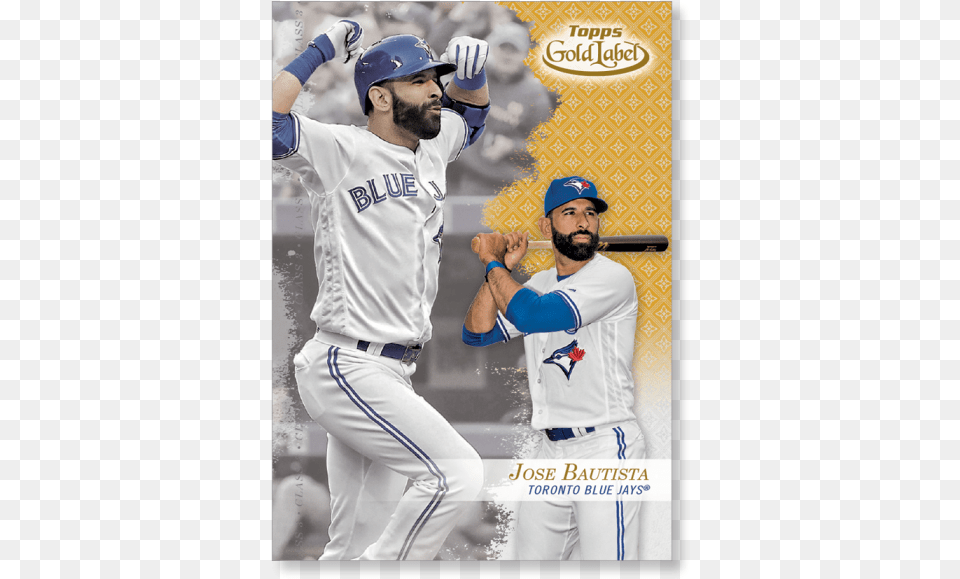 Jose Bautista 2017 Topps Gold Label Baseball Player, Person, People, Adult, Team Free Png Download