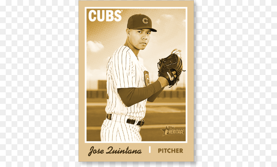Jose Quintana 2019 Heritage Baseball Base Poster Gold College Baseball, Adult, Team, Sport, Person Png