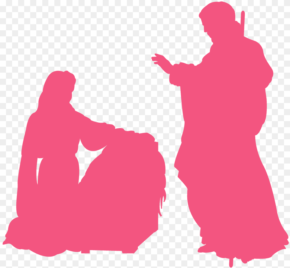 Joseph And Mary Silhouette, Person, Dancing, Leisure Activities, Clothing Free Transparent Png