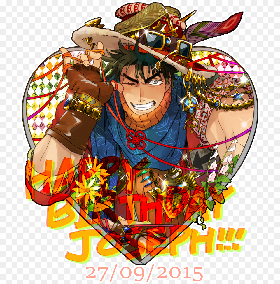 Joseph Joestar, Book, Comics, Publication, Face Free Transparent Png