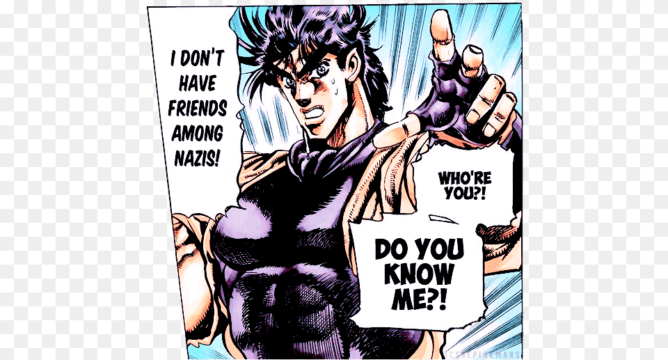 Joseph Joestar, Book, Comics, Publication, Adult Free Png Download