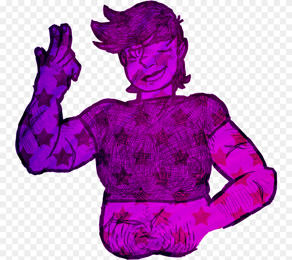 Joseph Joestar, Baby, Person, Purple, Art Png