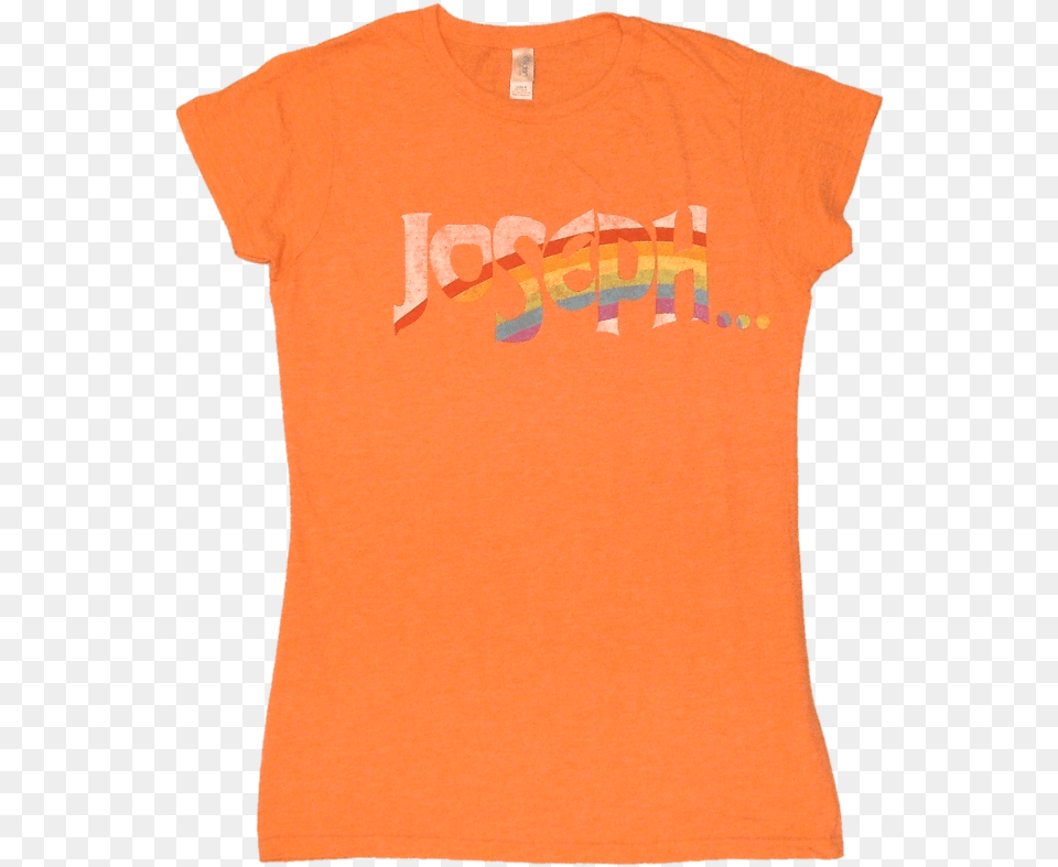 Joseph Ladies Heather Orange Tee Active Shirt, Clothing, T-shirt Free Transparent Png
