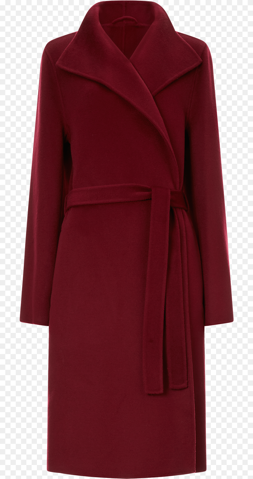 Joseph Lima Double Face Cashmere Coat In Garnet Overcoat, Clothing, Fashion Free Transparent Png