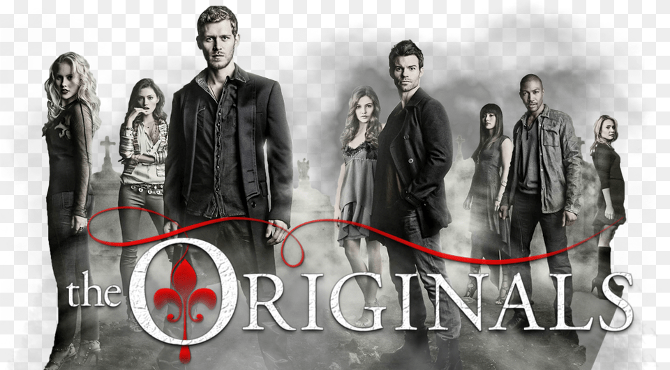 Joseph Morgan Phoebe Tonkin Daniel Gillies Daniella Originals Season, Clothing, Coat, Jacket, Adult Free Png Download