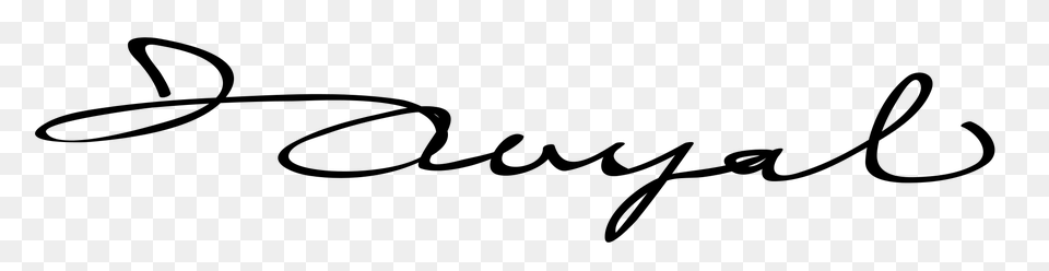 Joseph Royal Signature, Gray Free Transparent Png