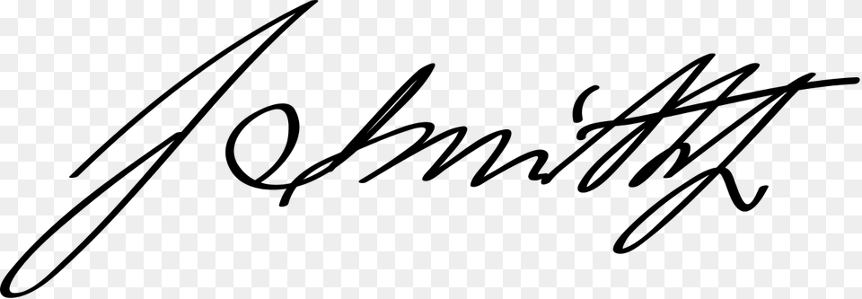 Joseph Smith Jr Signature Signature Of Joseph Smith, Gray Png