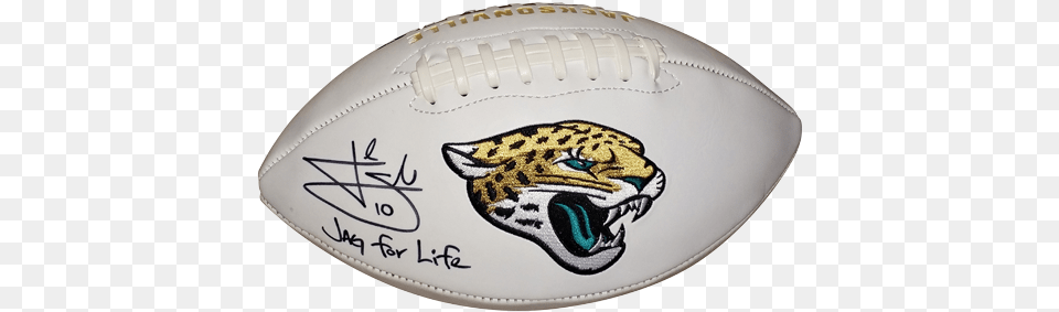 Josh Scobee Autographed Jacksonville Jaguars Logo Football Emblem, Plate, Rugby, Sport, Ball Png Image