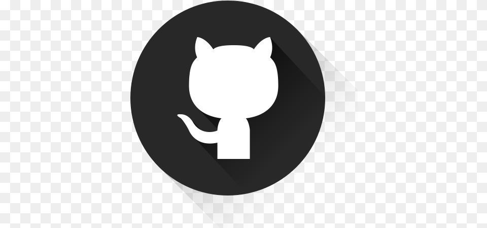 Joshua Coven Phd Student Github Icon Circle, Stencil, Sticker, Silhouette Png Image