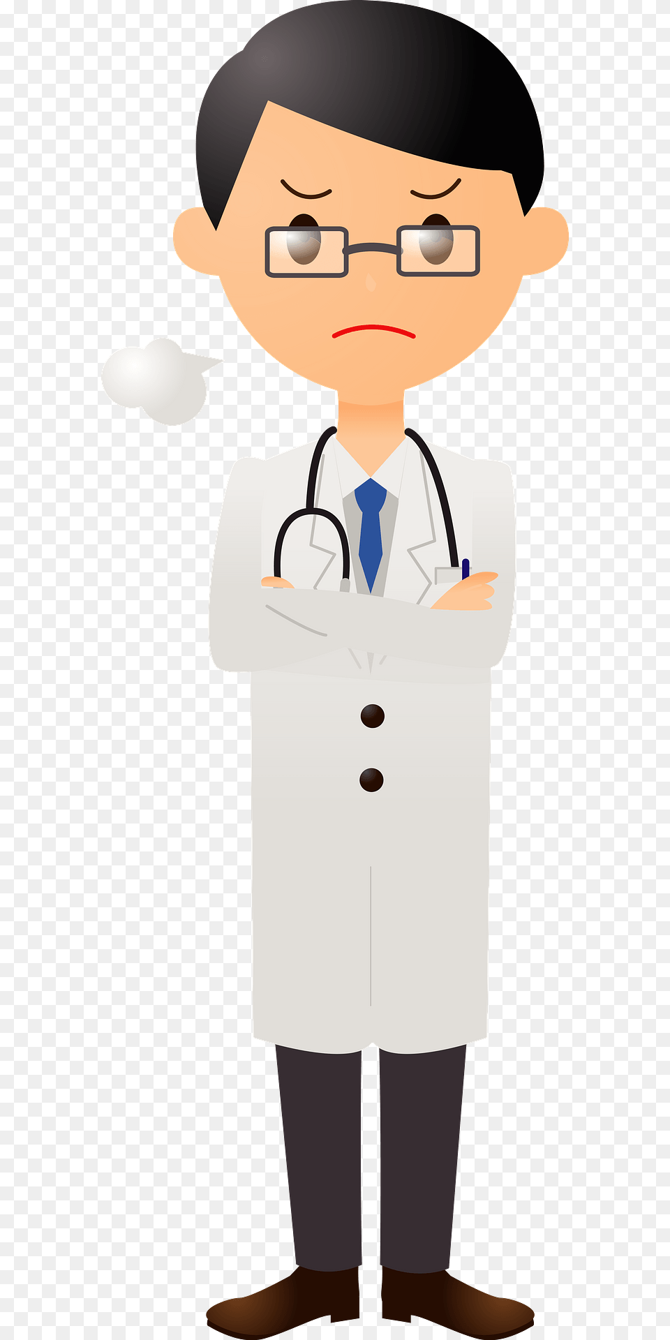 Joshua Medical Doctor Is Angry Clipart, Clothing, Coat, Lab Coat, Boy Png