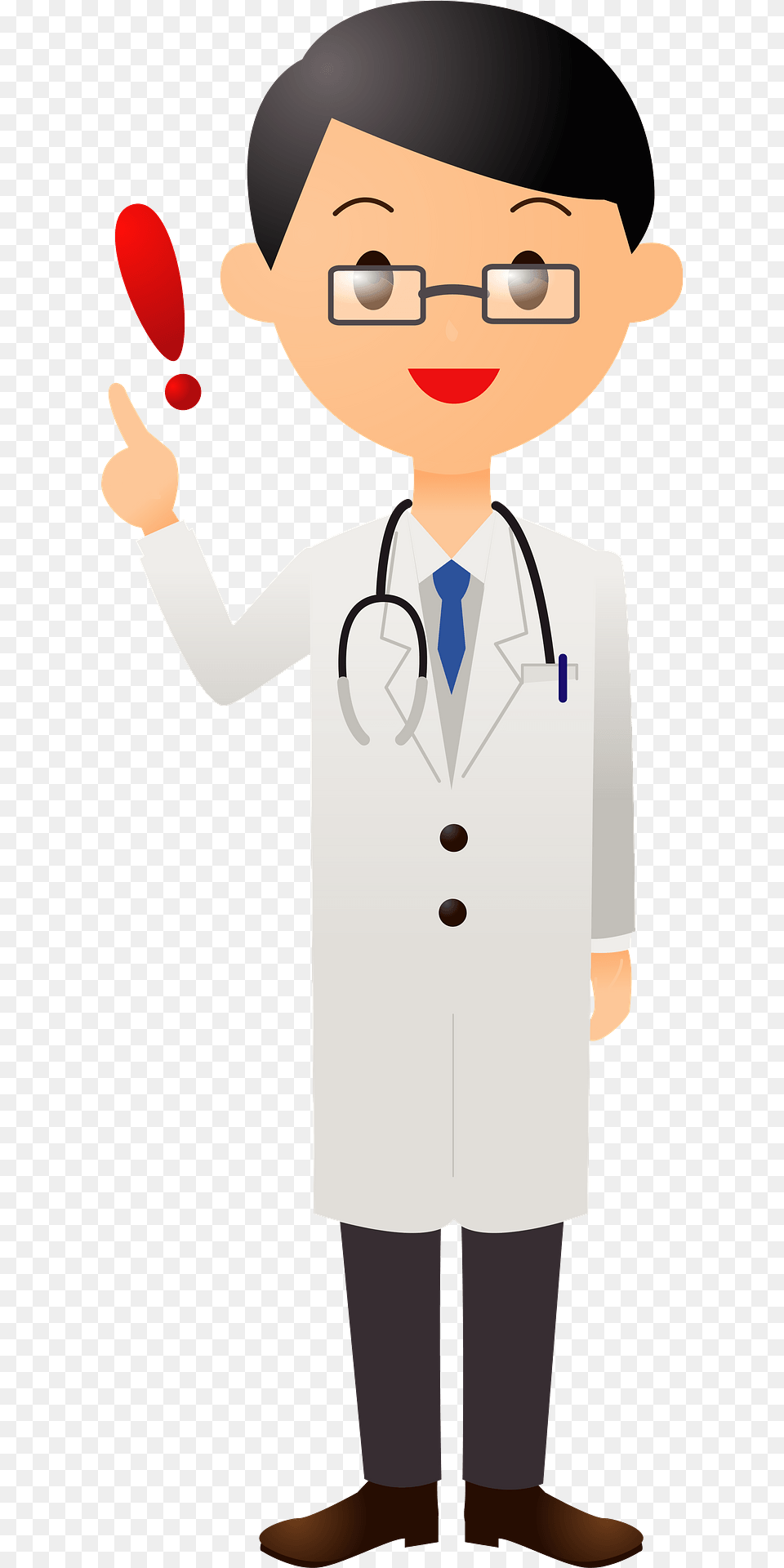 Joshua Medical Doctor Is Giving A Warning Clipart, Clothing, Coat, Lab Coat, Person Free Transparent Png