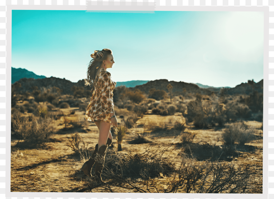 Joshua Tree Alaina Girl, Person, Clothing, Soil, Dress Png