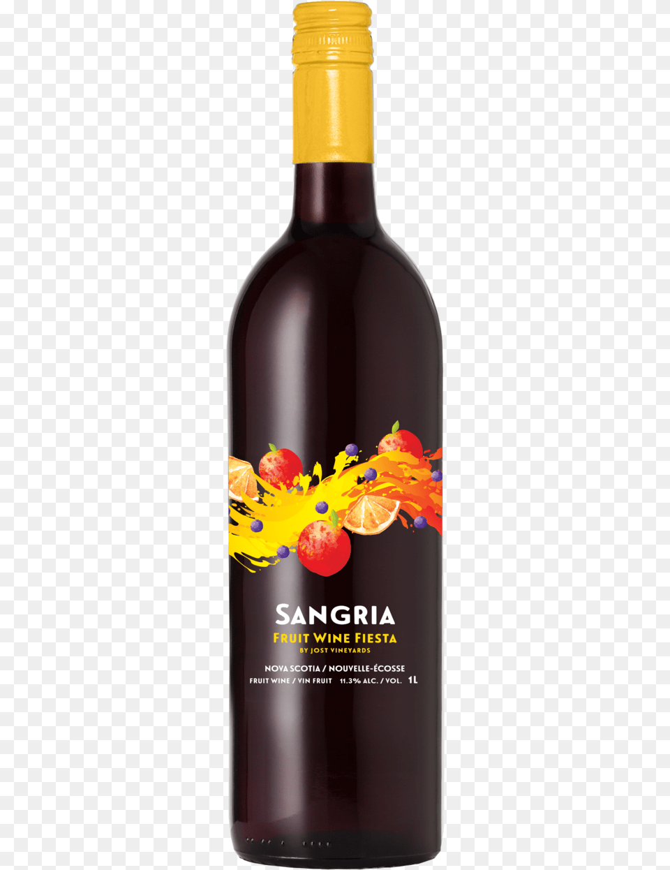Jost Sangria, Alcohol, Beverage, Liquor, Red Wine Free Png Download