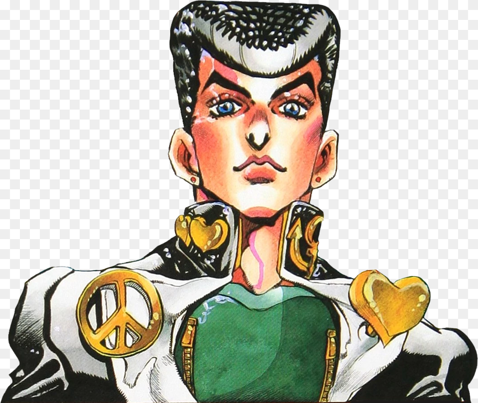 Josuke Higashikata 4 Diamond Is Unbreakable, Art, Modern Art, Person, Face Png