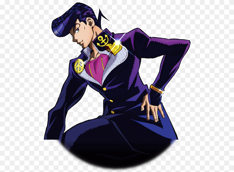 Josuke Higashikata Key Anime Josuke Higashikata Icons, Book, Comics, Publication, Adult Png