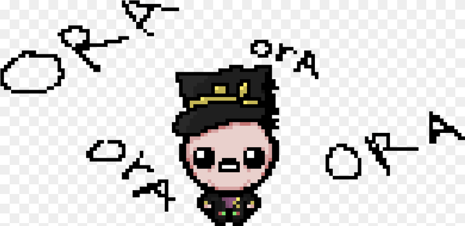 Jotaro Kujo Binding Of Isaac Rebirth Personnage, Qr Code Free Png