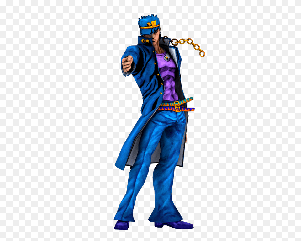 Jotaro Kujo Adult, Clothing, Coat, Male Free Png Download