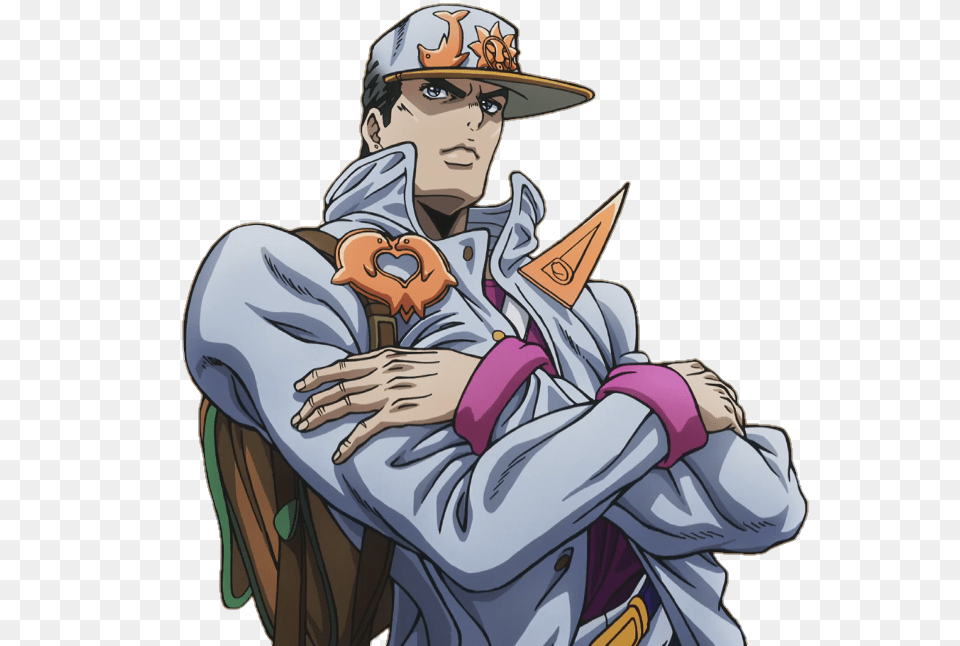 Jotaro Kujo Jjba Transparent Jotaro Part, Book, Comics, Publication, Person Free Png Download