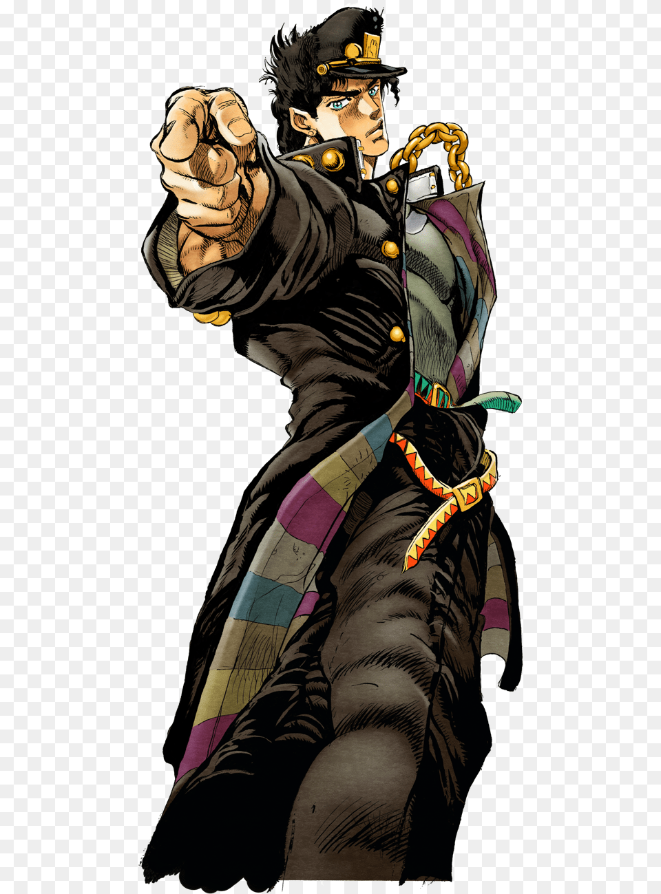 Jotaro Kujo Stardust Crusaders, Adult, Male, Man, Person Free Png