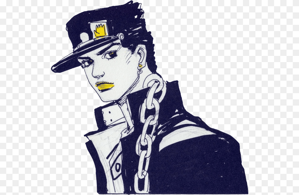 Jotaro Kujo Stardust Crusaders My Work Manga Jotaro Kujo Manga, Adult, Male, Man, Person Free Png Download