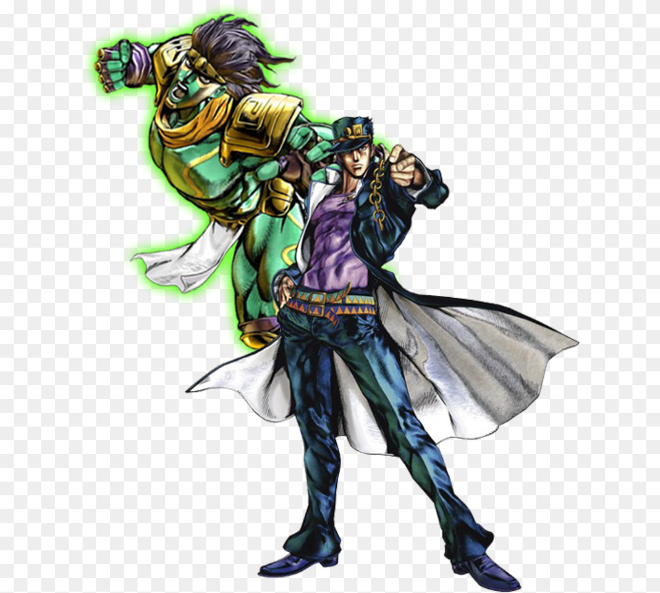 Jotaro Kujo Vs Jotaro And Star Platinum, Book, Publication, Comics, Adult Free Transparent Png