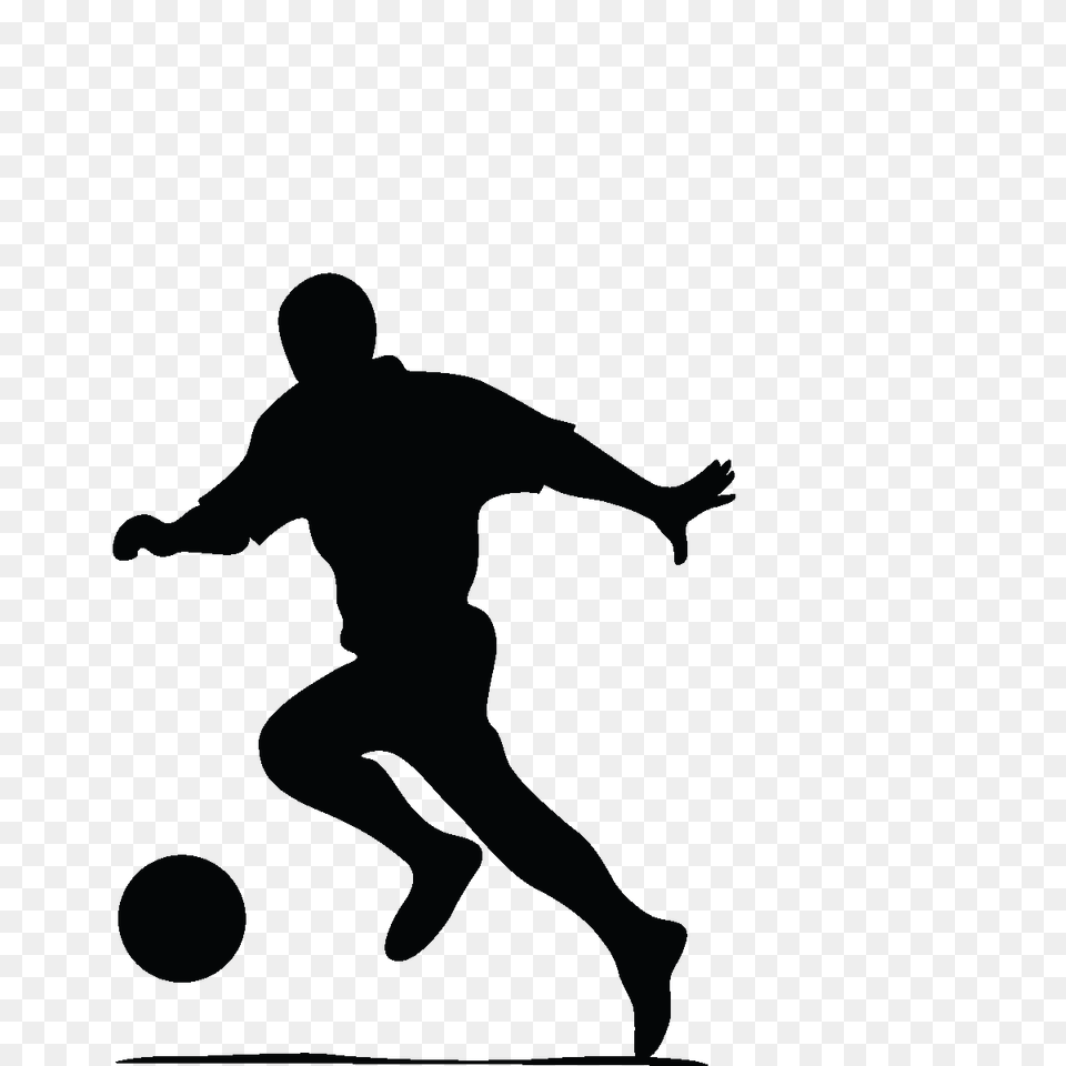 Joueur De Foot Image, Silhouette, Adult, Male, Man Free Png