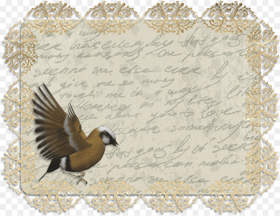 Journal Planner Vintage, Animal, Bird, Text Free Transparent Png