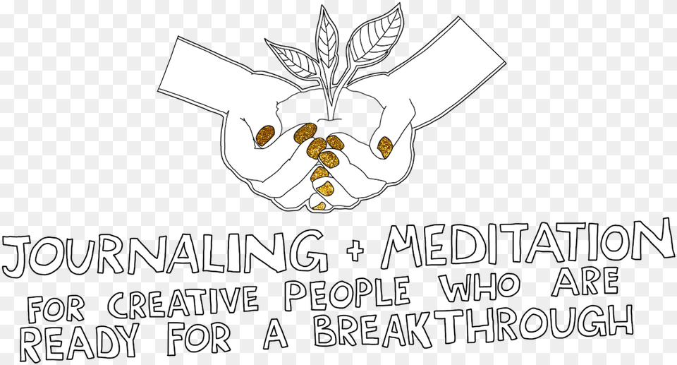 Journaling Meditation Creative Dream Incubator Line Art, Logo, Symbol, Text Free Png Download