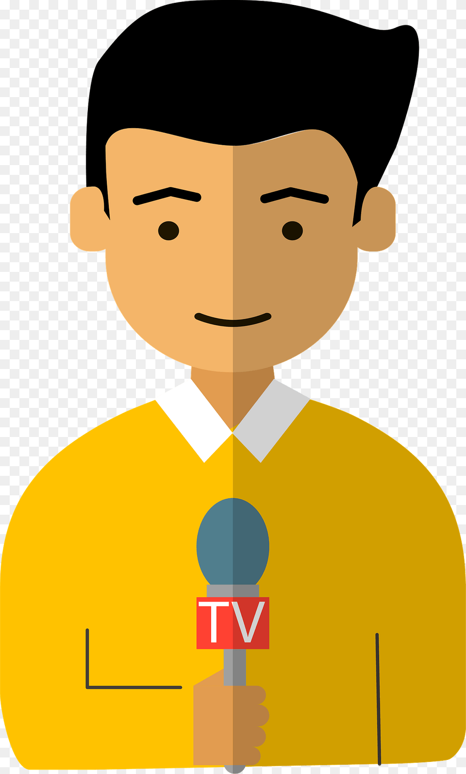 Journalist Clipart, Microphone, Person, Electrical Device, People Png Image