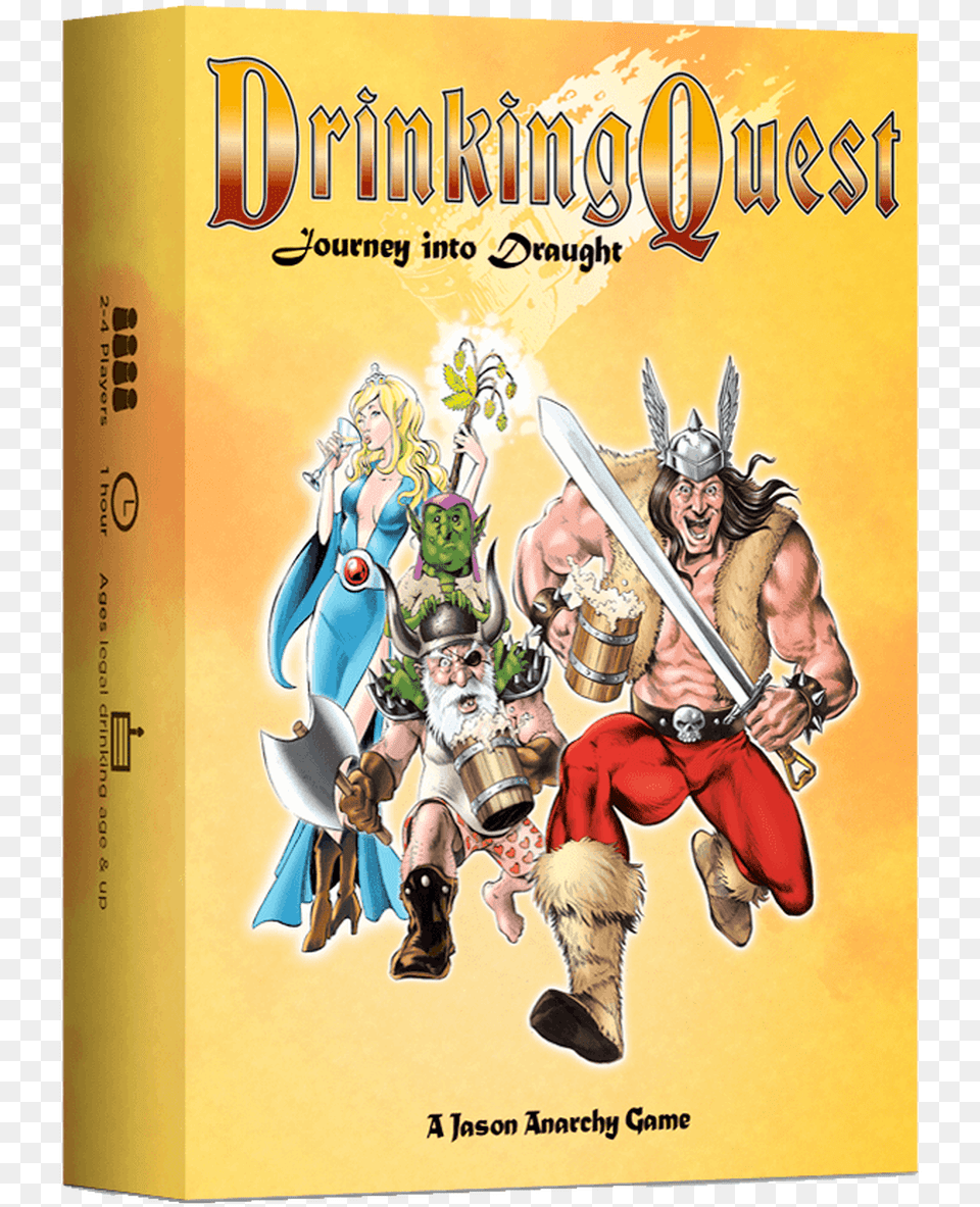 Journey Into Draught Drinking Quest, Book, Comics, Publication, Adult Png