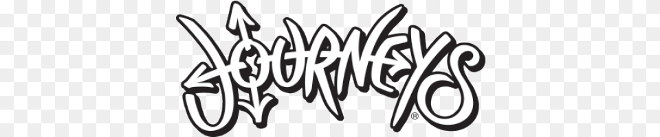 Journeys Journeys Shoe Store Logo, Text, Handwriting, Dynamite, Weapon Free Png Download