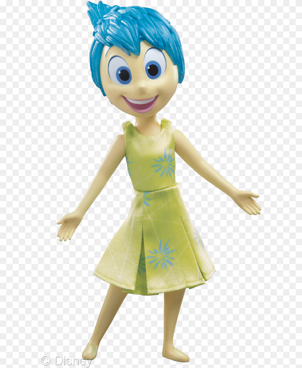 Joy Action Figure Joy Inside Out Toys, Doll, Toy, Face, Head Png Image