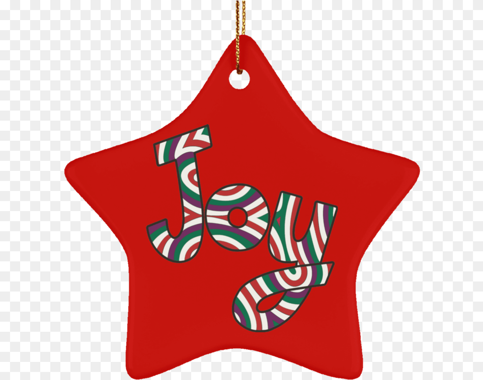 Joy Ceramic Ornament Good Tidings Christmas Ornament, Accessories, Person, Symbol Free Png Download
