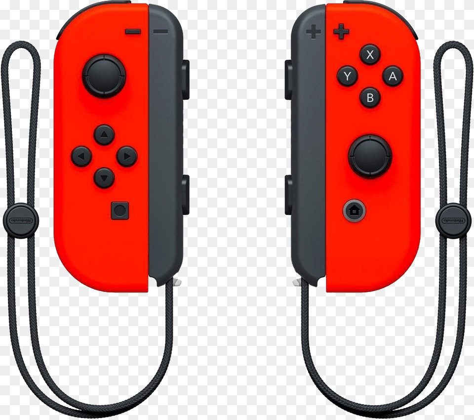Joy Con Nintendo Switch Joy Con Neon Red, Electronics, Electrical Device, Remote Control, Phone Png