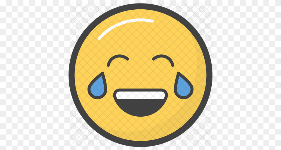 Joy Emoji Icon Circle Free Png Download