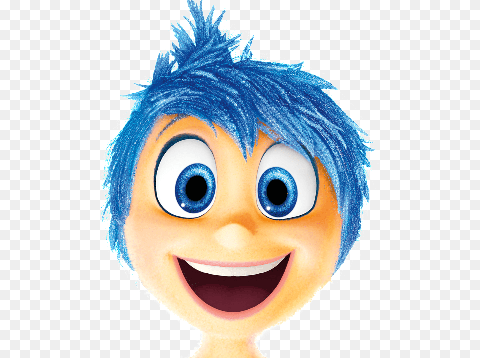 Joy Inside Out Face Joy Inside Out, Baby, Person, Plush, Toy Free Transparent Png