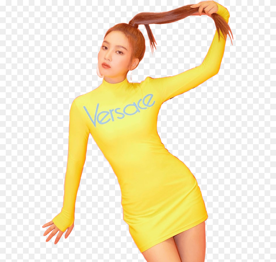 Joy Joyredvelvet Red Velvet Redvelvet Powerup Joy Red Velvet, Clothing, Sleeve, Long Sleeve, Adult Free Transparent Png