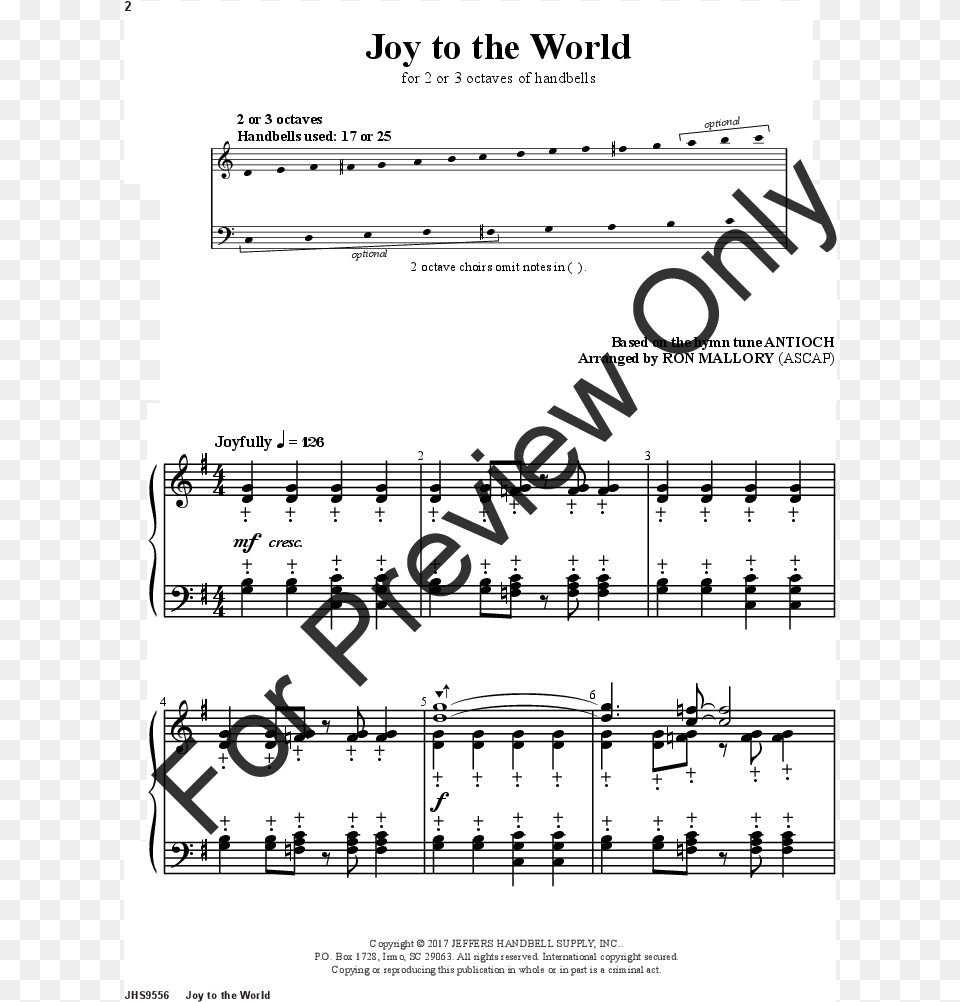 Joy To The World Thumbnail Palms Sheet Music Violin, Sheet Music Free Png Download