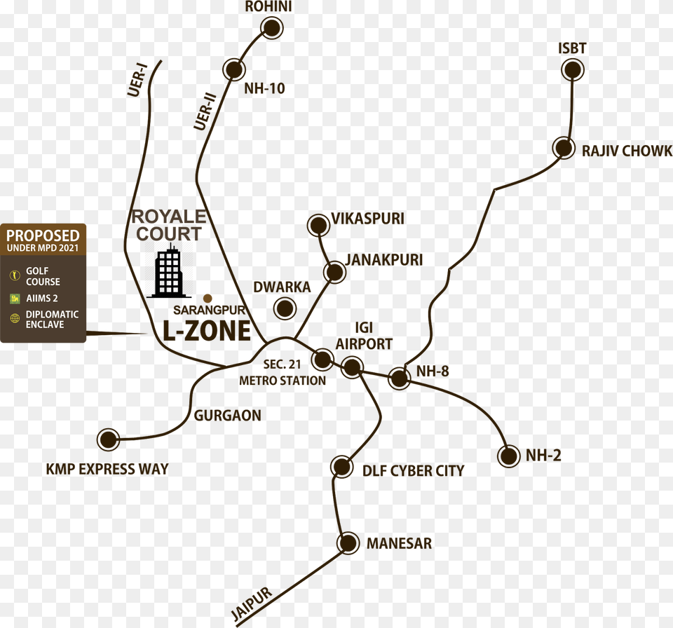 Joycity Royal Court India Location Map, Chart, Plot, Diagram Free Png