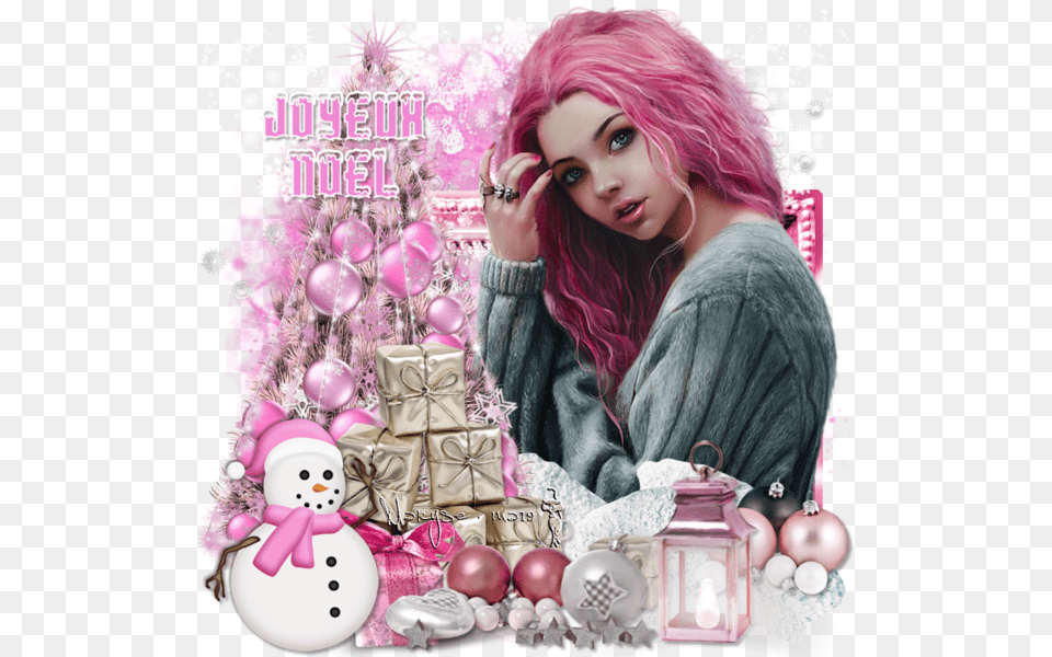 Joyeux Nol Illustration, Adult, Person, Female, Woman Png Image