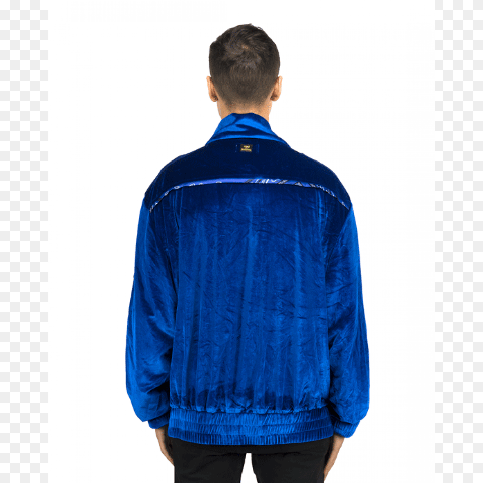 Joyrich X Snoop Dogg Doggybone Velour Jacket Royal Blue, Sleeve, Long Sleeve, Coat, Clothing Free Png Download