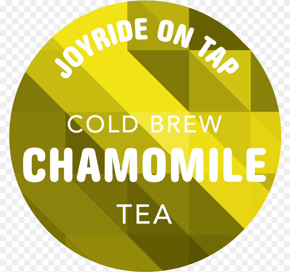 Joyride Tea Taps 2018 Chamomile Tea, Logo, Disk, Gold Png