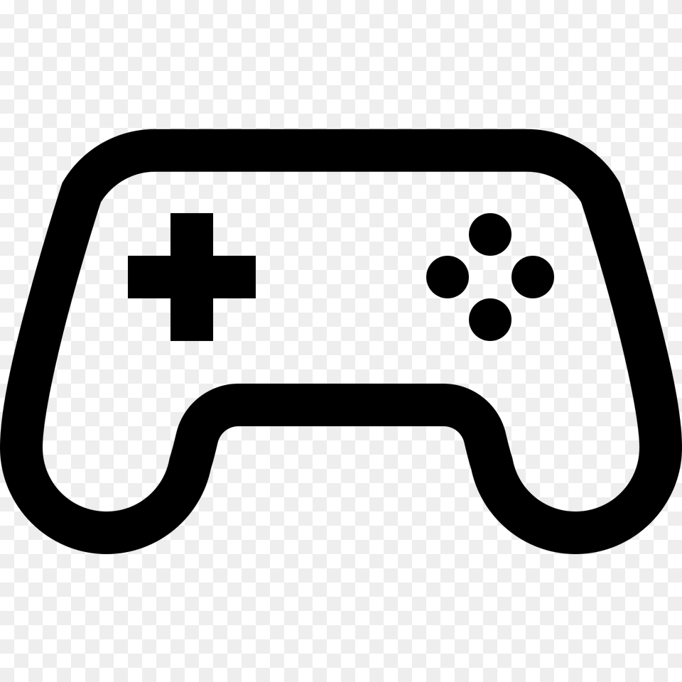 Joystick Clipart Controller, Gray Png